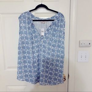 LOFT Blue Medallion Shell